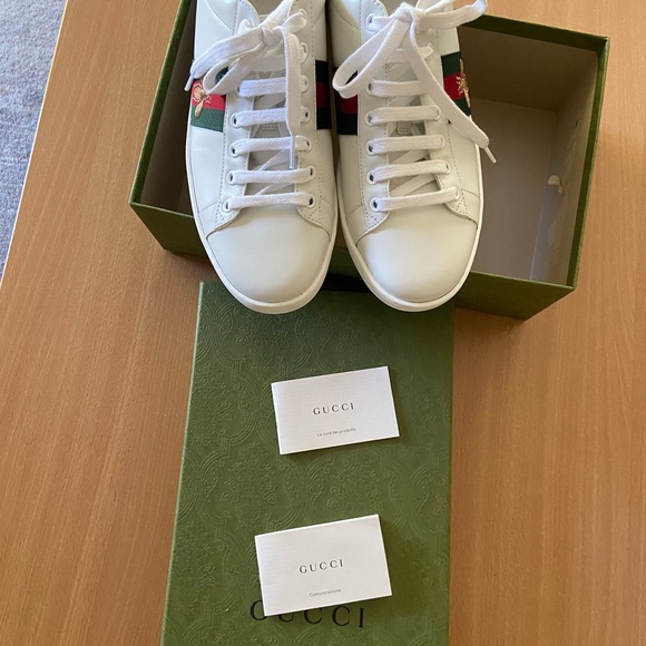 💯Authentic GUCCI sneakers 39.5. European size. USA 8,5-9. - Picture 5 of 7